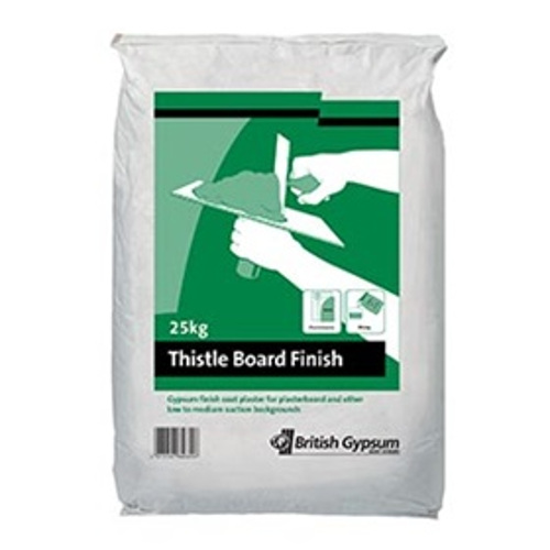 British Gypsum Thistle Board Finish Plaster- 25kg - pallet of 56